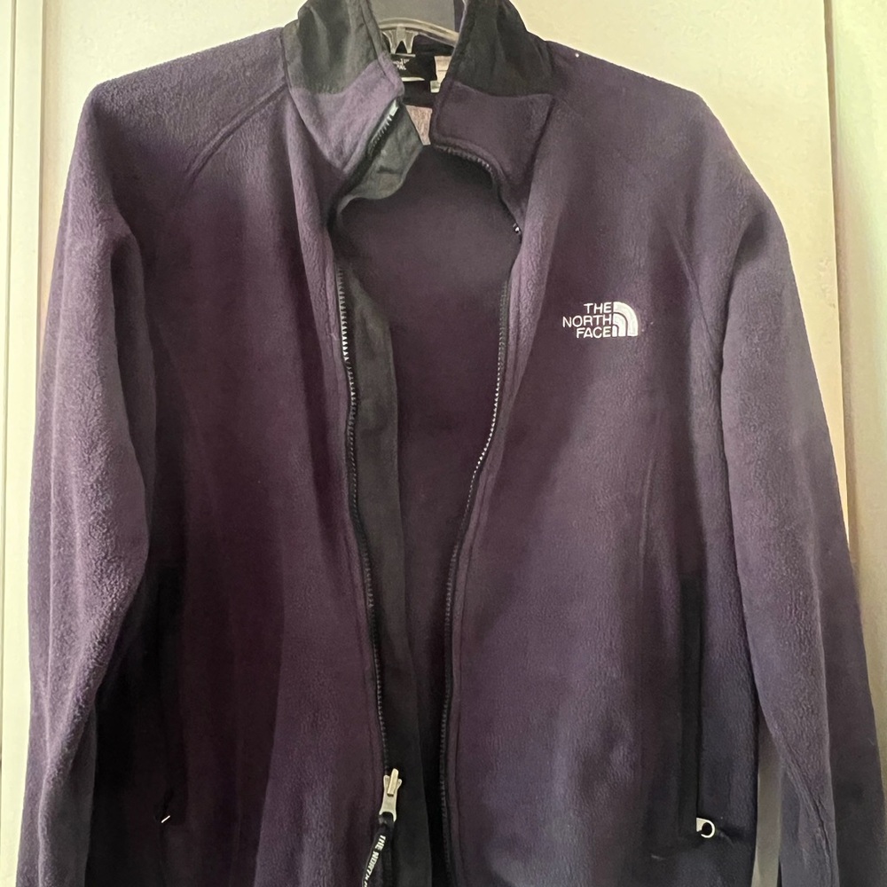 The North Face Dark Purple Fleece Jacket